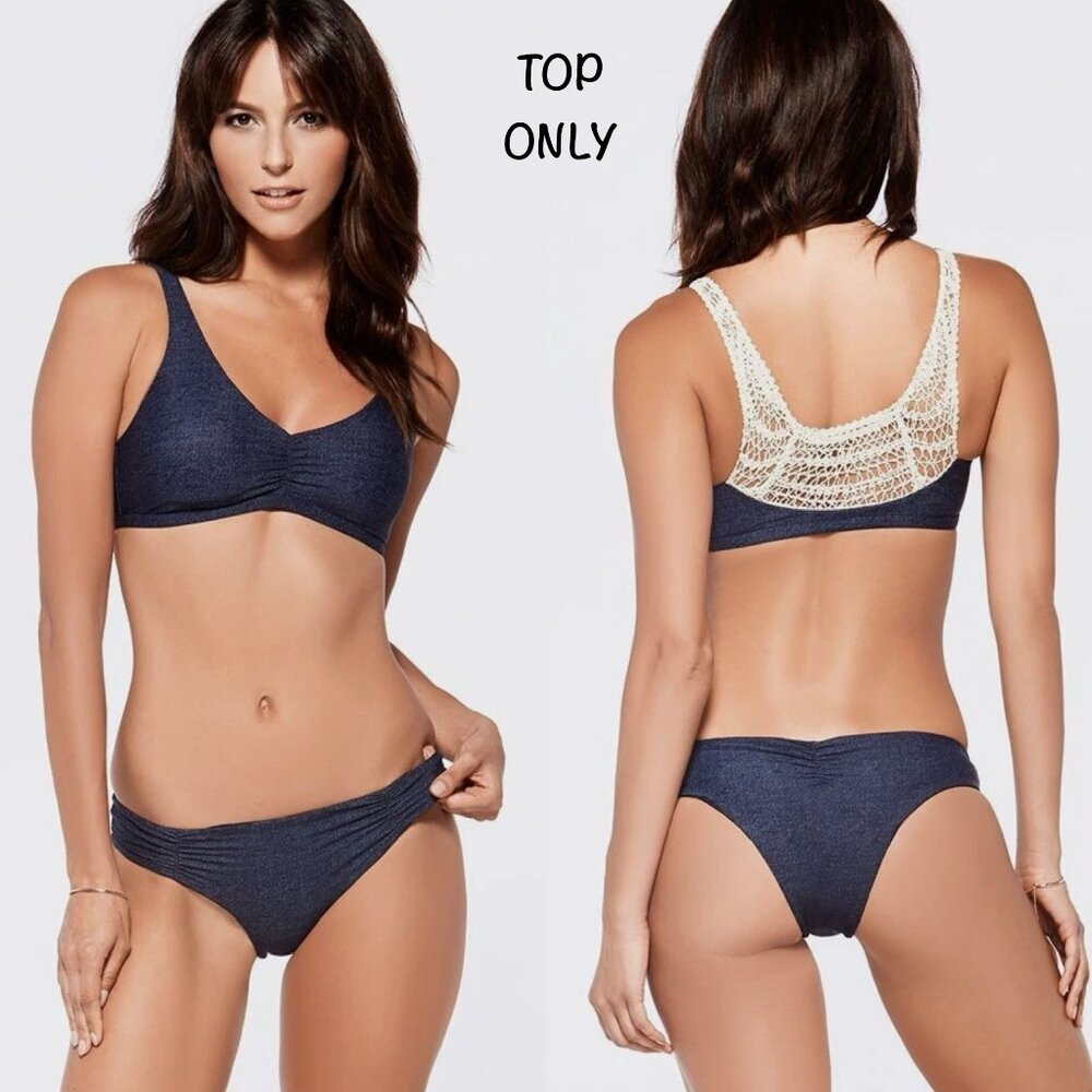L*Space Swim C'EST LA VIE Bikini Top